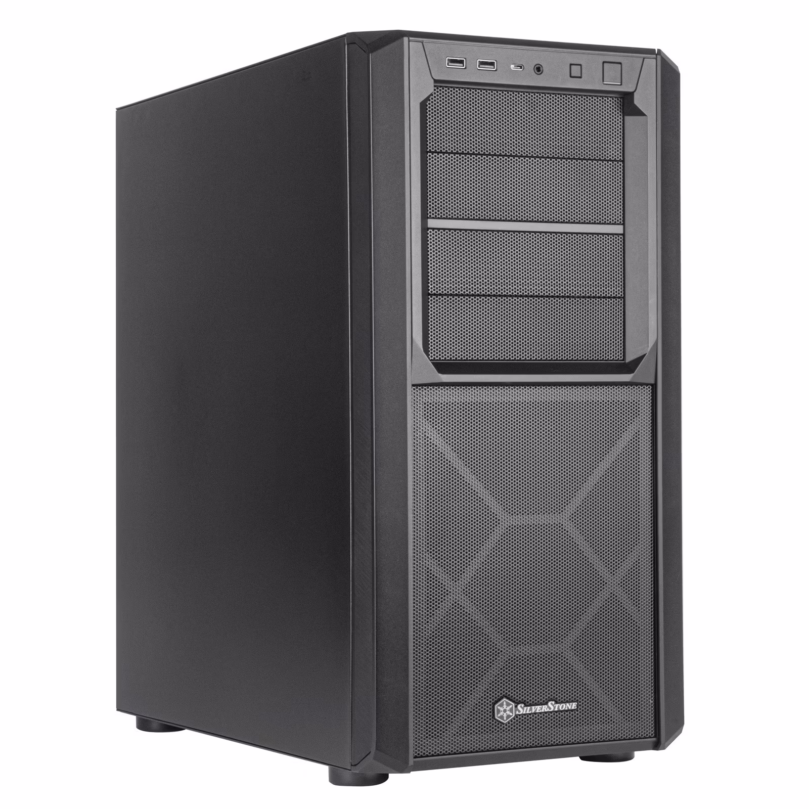 Case SilverStone SST-SED1-B Seta D1 Midi-Tower Nero