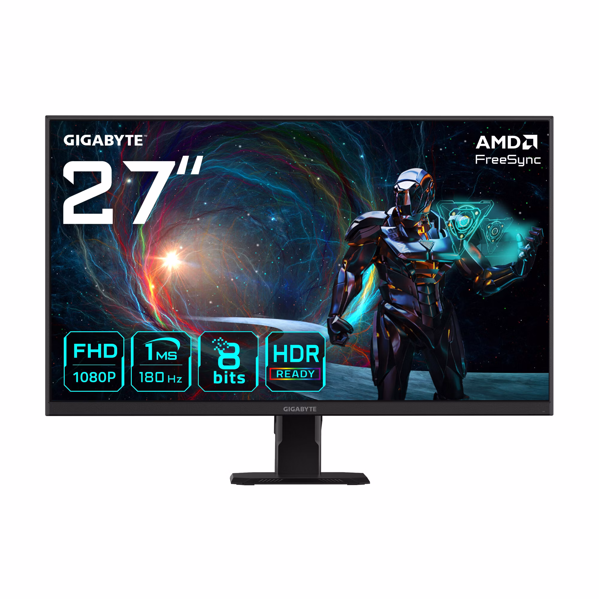 Monitor GigaByte GS27FA 27" Nero Full HD IPS HDR AMD Free-Sync 180Hz 1 Monitor GigaByte GS27FA 27" Nero Full HD IPS HDR AMD Free-Sync 180Hz
