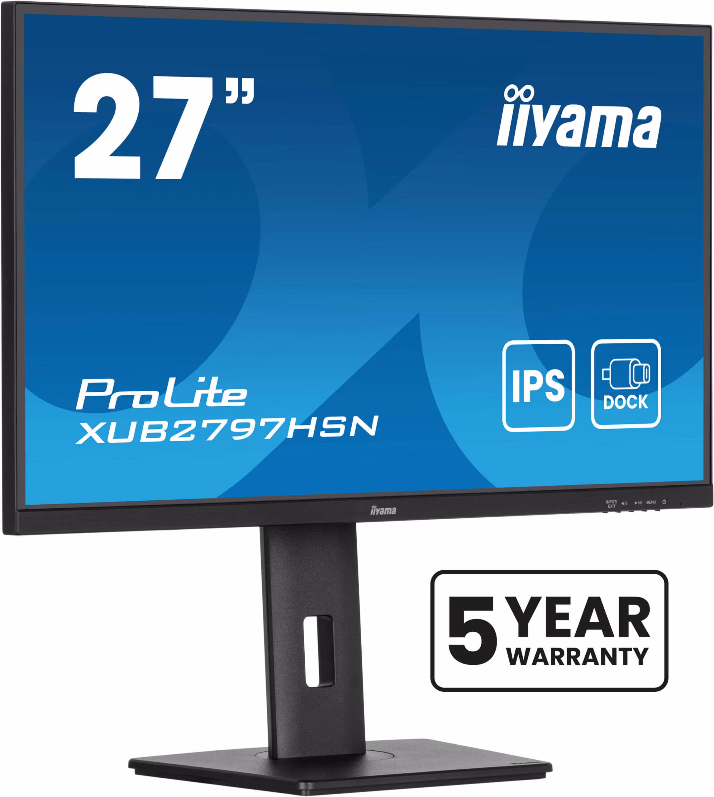 Monitor IIYAMA ProLite XUB2797HSN-B2 27" Nero Full HD IPS USB-C RJ-45 100Hz