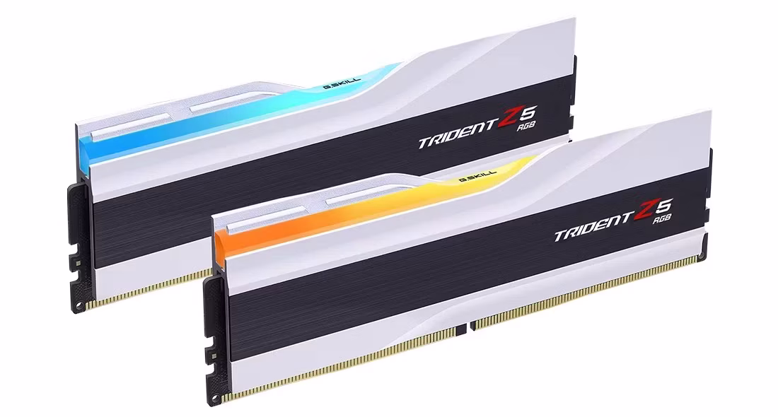 Ram G.Skill Trident Z5 DDR5 6000Mhz 32GB (2x16GB) RGB CL28 Bianco XMP