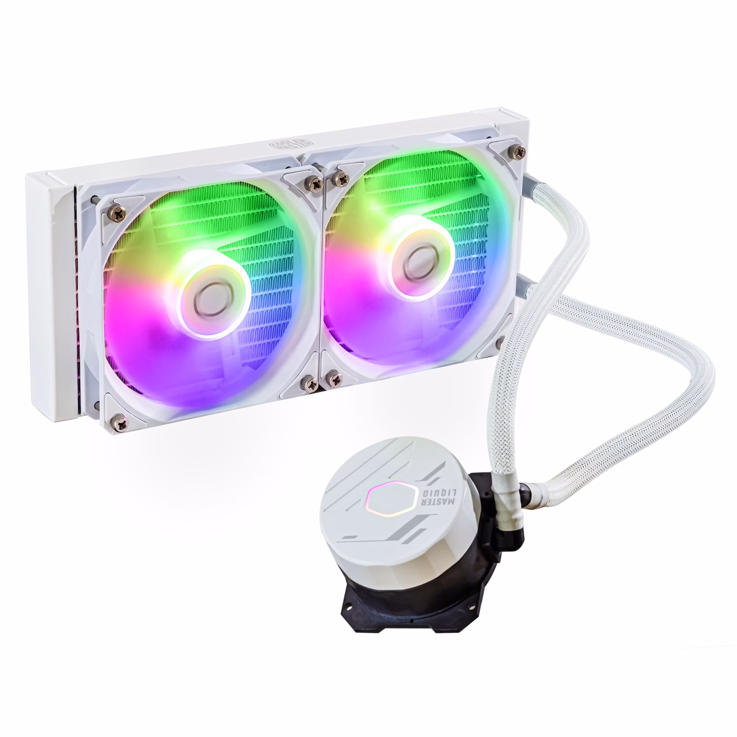 Dissipatore a Liquido Cooler Master MasterLiquid 240L Core ARGB Bianco 1 Dissipatore a Liquido Cooler Master MasterLiquid 240L Core ARGB Bianco
