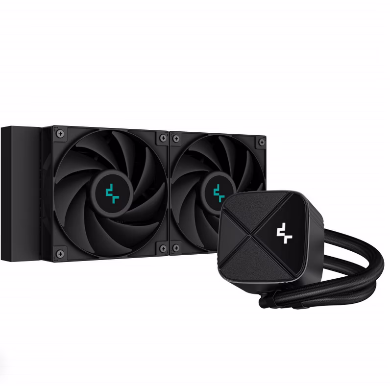 Dissipatore a Liquido DeepCool LS520S Zero Dark 240mm Nero