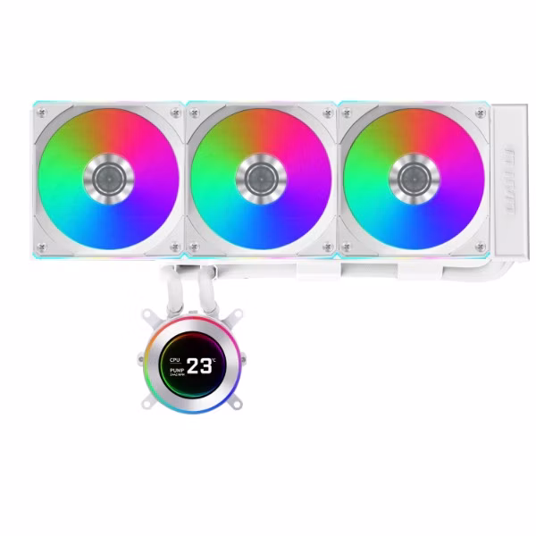Dissipatore A Liquido Lian Li HYDROSHIFT II LCD-C 360CL 360mm ARGB Bianco