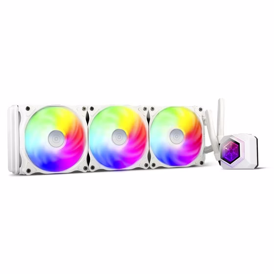 Dissipatore a liquido SilverStone Permafrost PF360-ARGB V2 bianco 360 mm