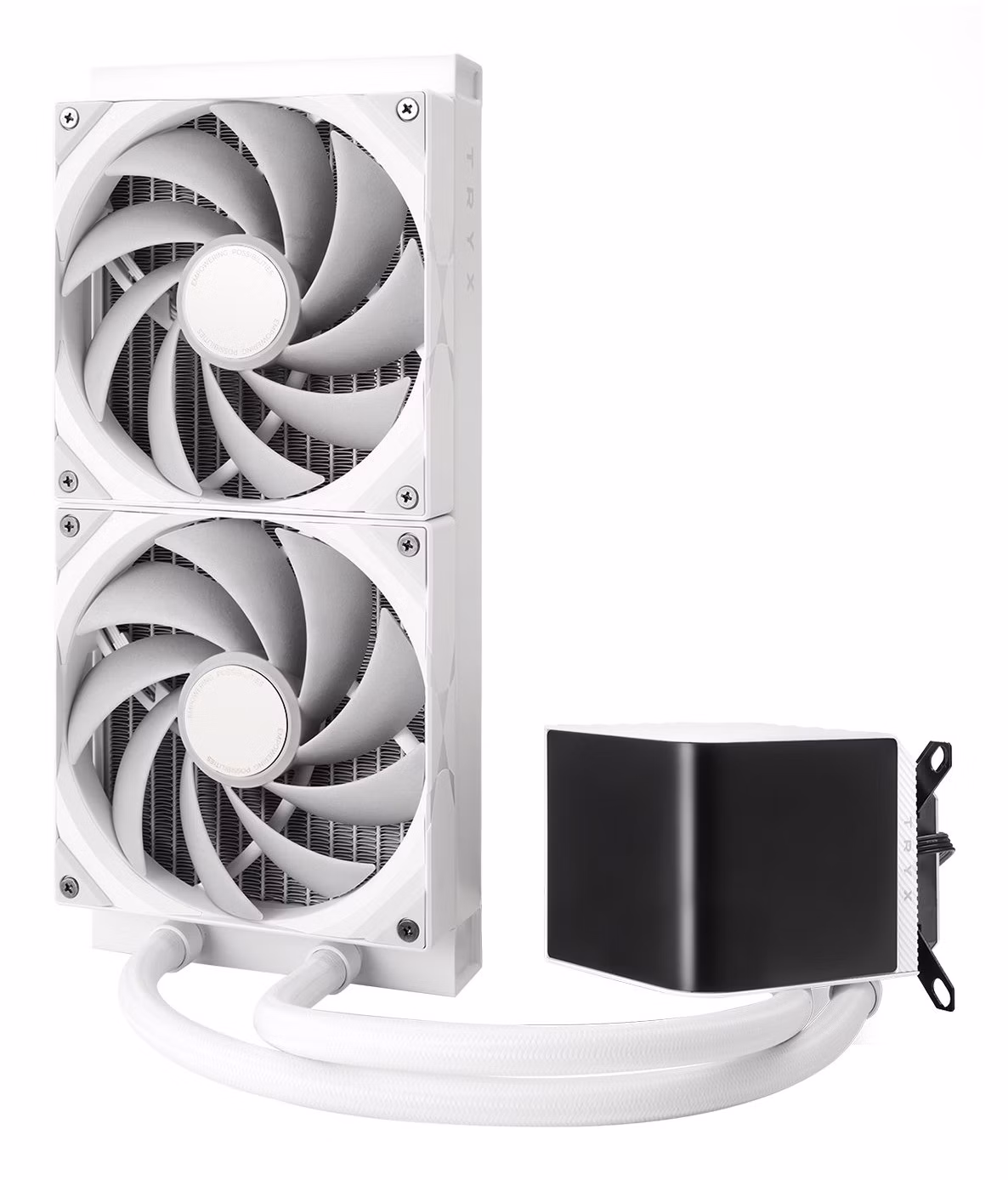 Dissipatore A Liquido TRYX PANORAMA 280mm LCD 3D Amoled Bianco