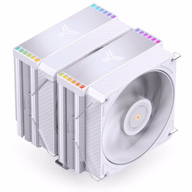 Dissipatore Ad Aria Jonsbo HX6280 CPU PWM RGB 130mm Bianco