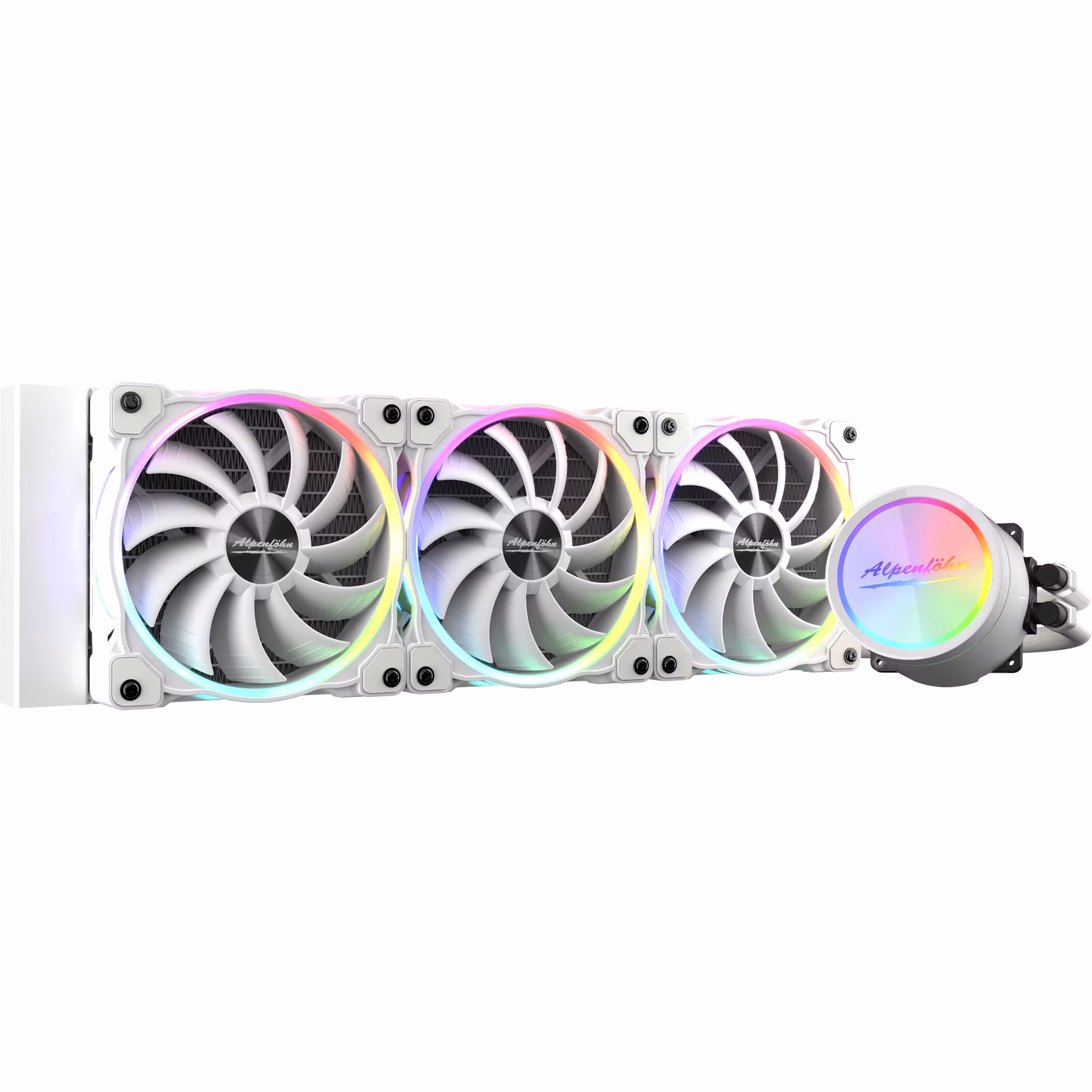 Dissipatore Alpenföhn Gletscherwasser 360 ARGB Bianco