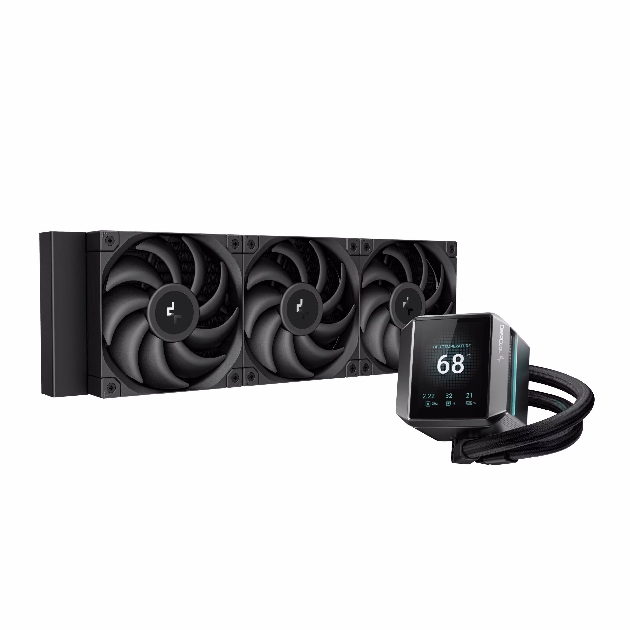 Dissipatore A Liquido DeepCool MYSTIQUE 360mm LCD Nero