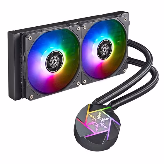 Dissipatore A Liquido SilverStone VIDA 240 SLIM 240 mm Nero
