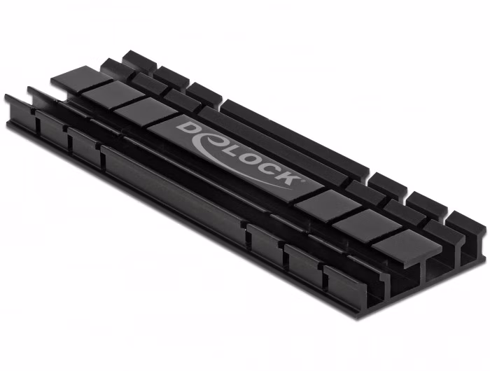 Dissipatore Passivo SSD M.2 DeLOCK 70 mm Nero