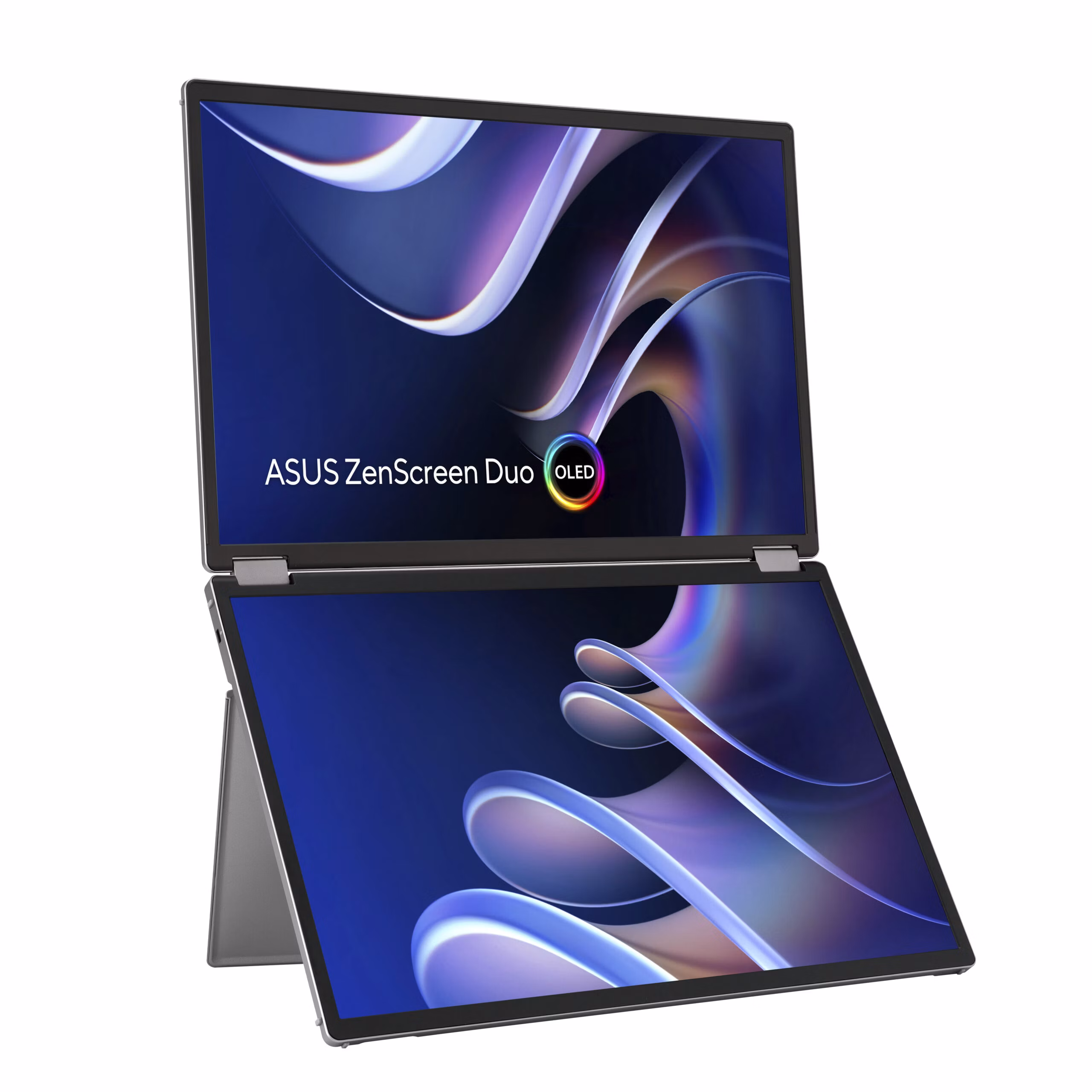 Monitor ASUS ZenScreen Duo OLED MQ149CD 14" 1920 x 1200 Pixel WUXGA Argento