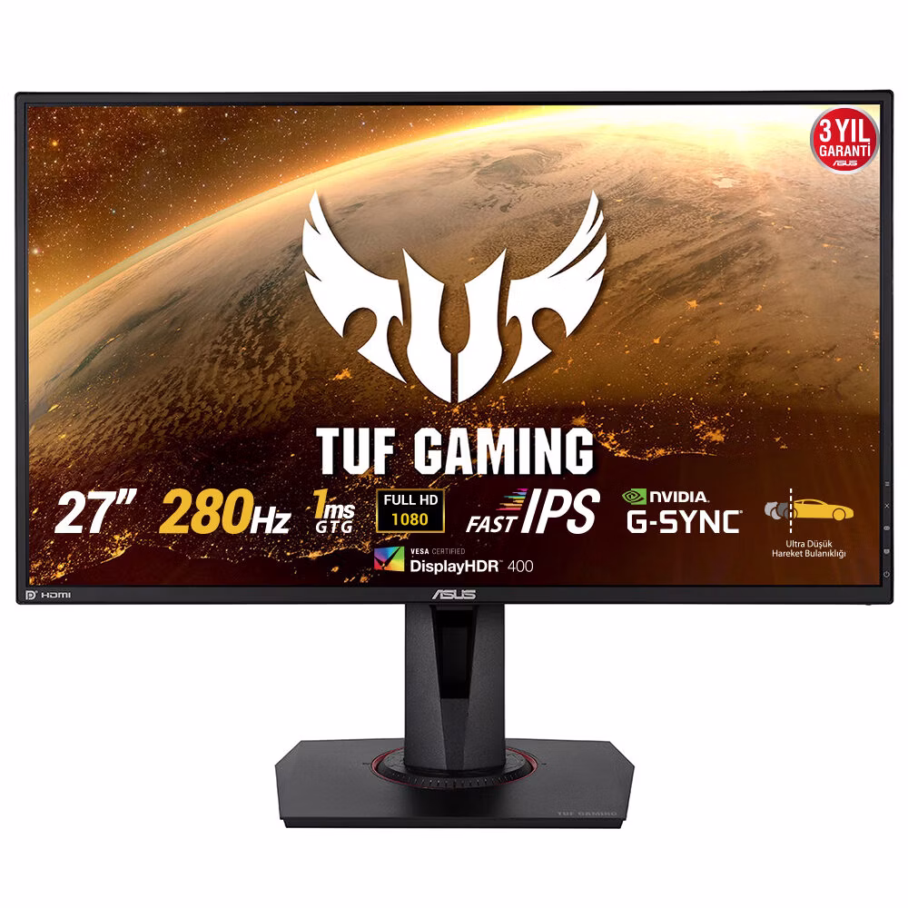 Monitor ASUS TUF Gaming VG279QM 27'' FullHD IPS Adaptive Sync Nero