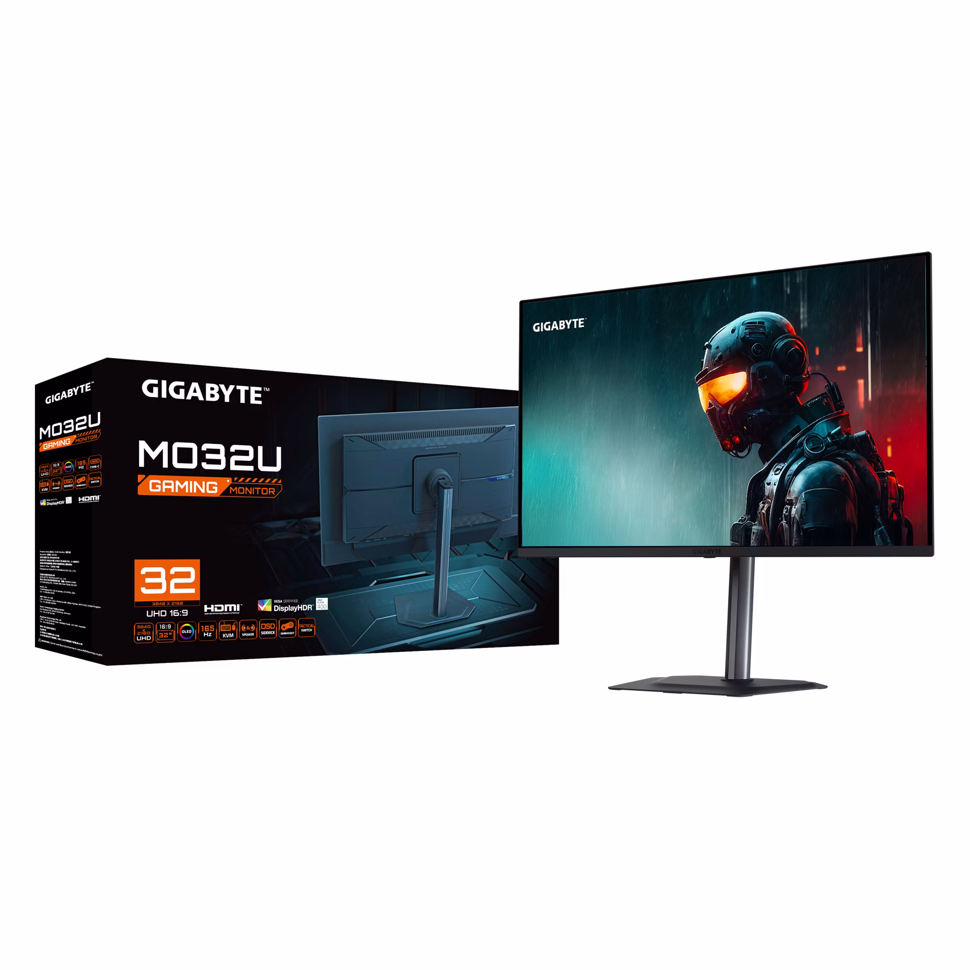 Monitor GIGABYTE MO32U 32" 165Hz OLED FreeSync Premium Pro Nero 6 Monitor GIGABYTE MO32U 32" 165Hz OLED FreeSync Premium Pro Nero - immagine 6