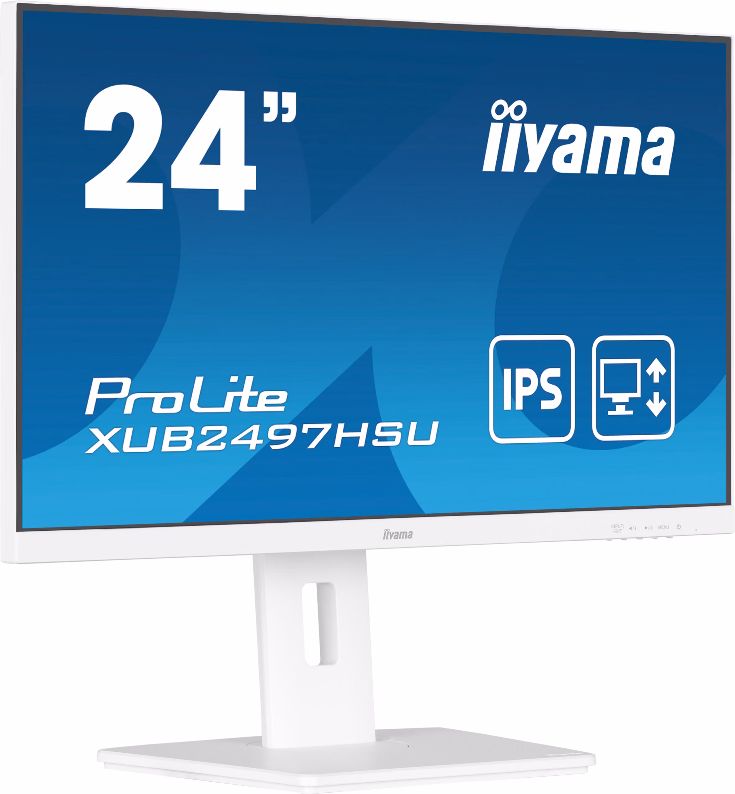 Monitor IIYAMA ProLite XUB2497HSU-W2 24" Bianco Full HD IPS USB-Hub 100Hz 4 Monitor IIYAMA ProLite XUB2497HSU-W2 24" Bianco Full HD IPS USB-Hub 100Hz - immagine 4
