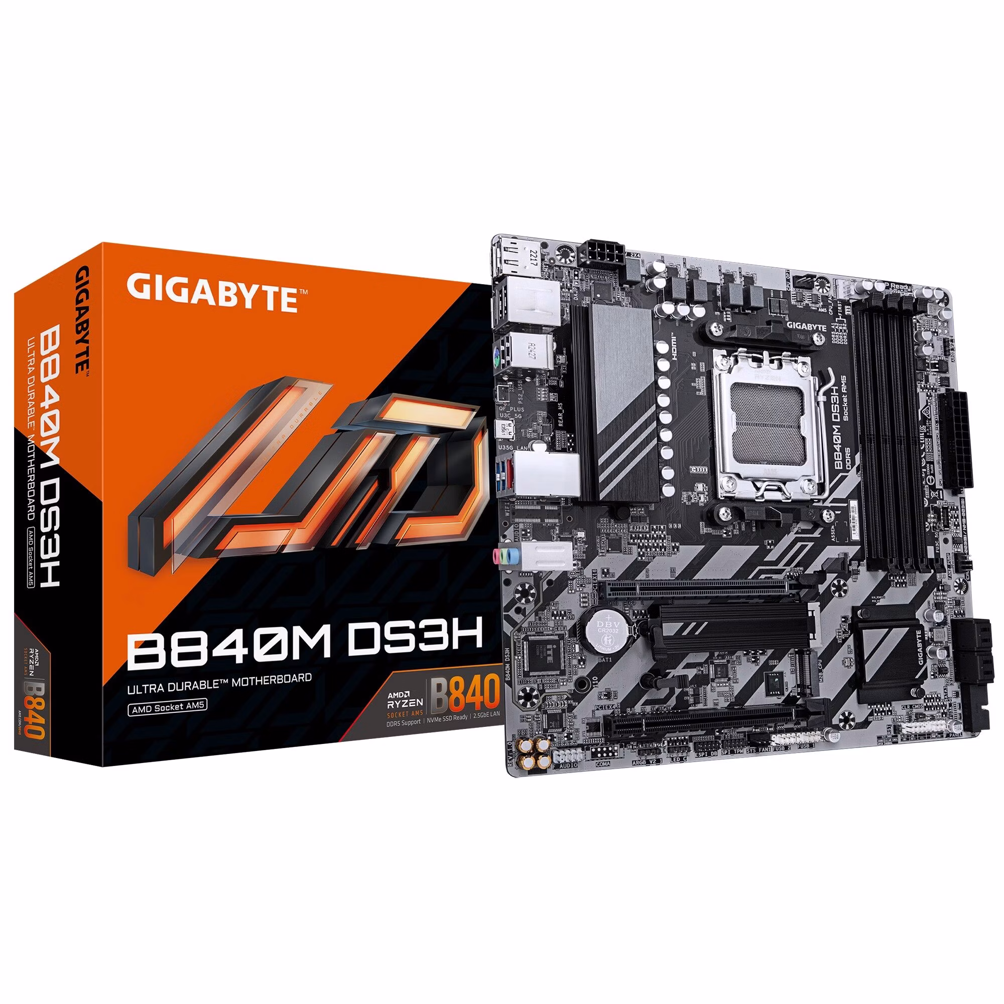 Scheda Madre Gigabyte GA-B840M DS3H Micro-ATX DDR5 Socket AM5