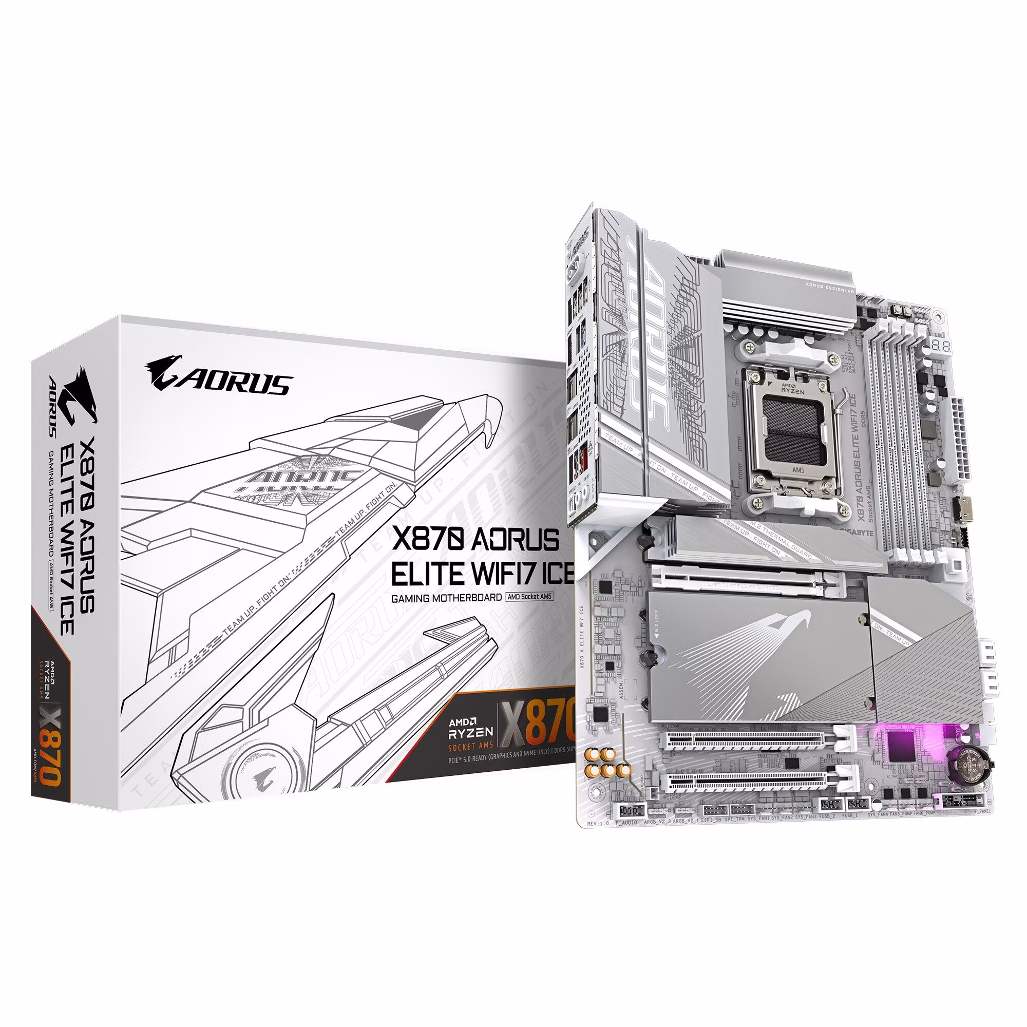 Scheda Madre GIGABYTE X870 AORUS ELITE WIFI7 ICE