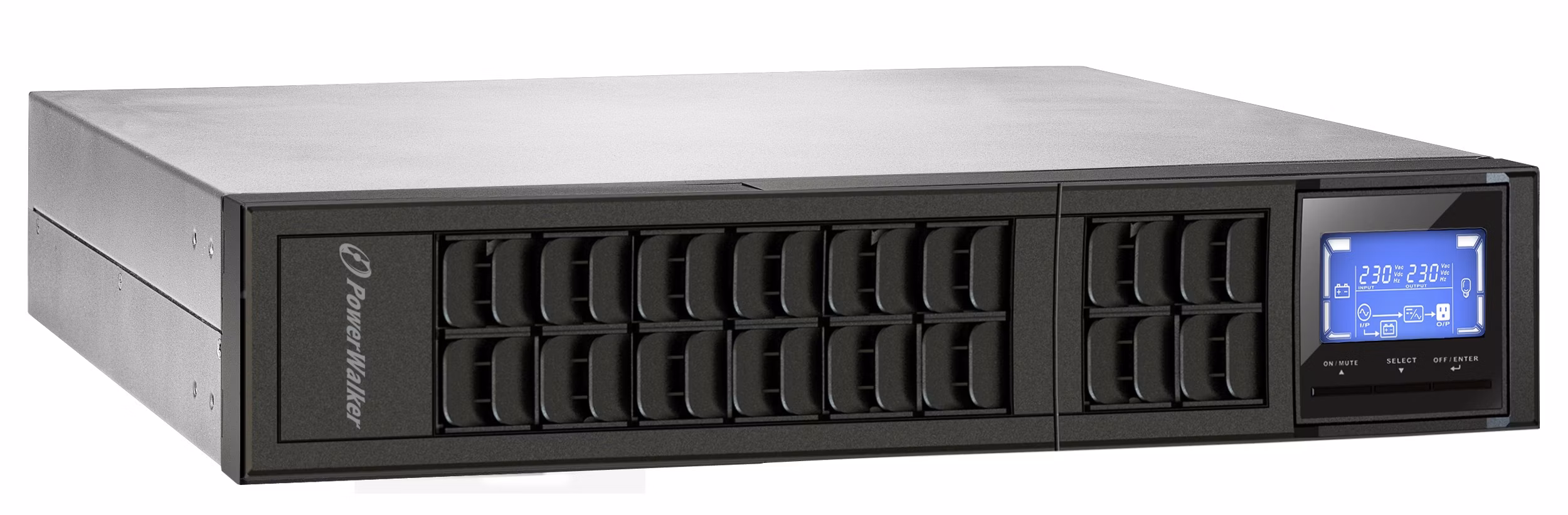 Gruppo di Continuità Per Rack BlueWalker Power VFI 3000 CRM LCD Sinusoidale Pura