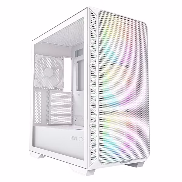 Case Montech Midi Tower AIR 903 MAX vetro temperato - bianco 1 Case Montech Midi Tower AIR 903 MAX vetro temperato - bianco