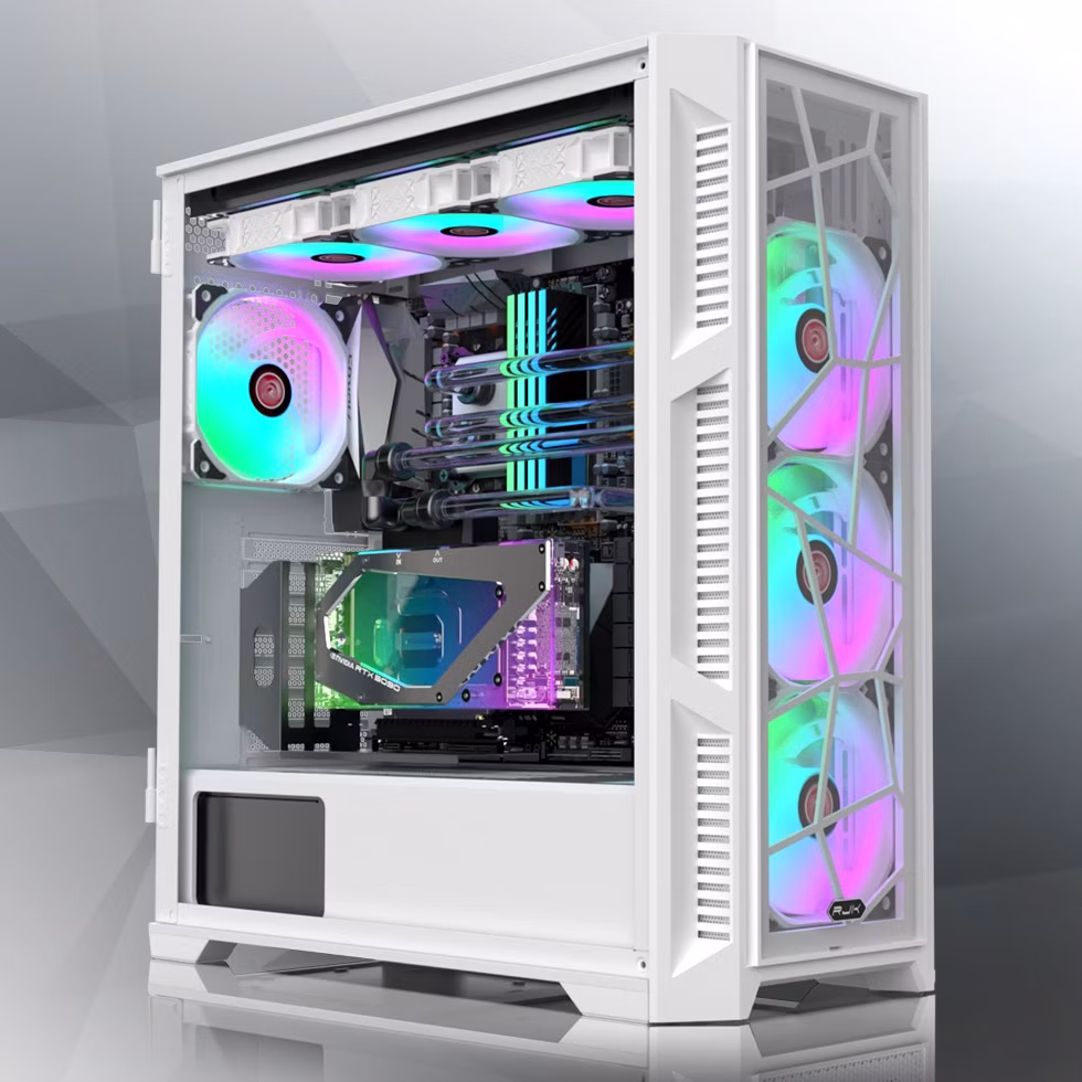 Case Raijintek PONOS Ultra Midi-Tower Vetro Temperato Bianco 1 Case Raijintek PONOS Ultra Midi-Tower Vetro Temperato Bianco