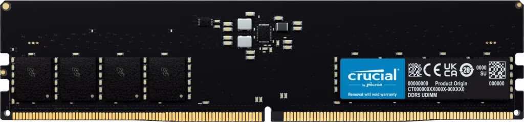 Ram Crucial nero 16GB (1x16) DDR5 5600MHz CL46
