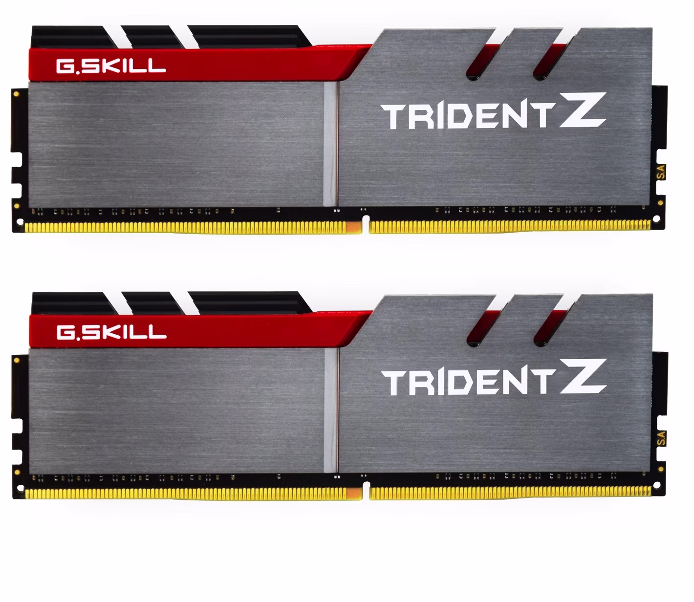 RAM G.Skill Trident Z DDR4 3200MHz 16GB (2x8) CL16 Kit Silver rosso