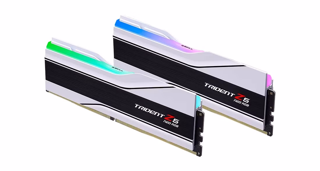 RAM G.SKILL TRIDENT Z NEODDR5 6000Mhz 64GB (2x32) RGB EXPO ARGENTO CL30