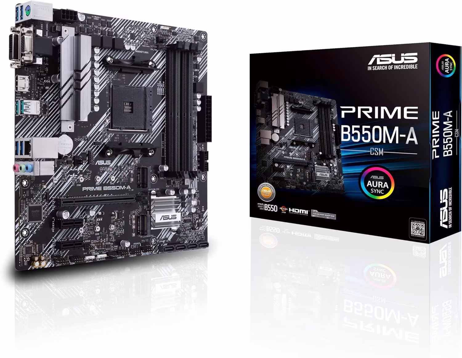Scheda Madre AMD ASUS Prime B550M-A/CSM AM4 Micro-ATX