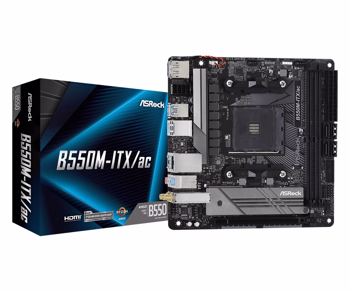 Scheda madre ASROCK B550M-ITX/AC socket AM4