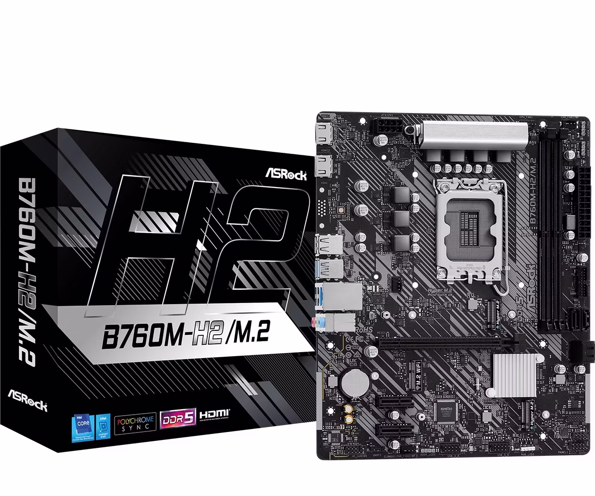 Scheda Madre ASROCK B760M-H2/M.2 Socket 1700