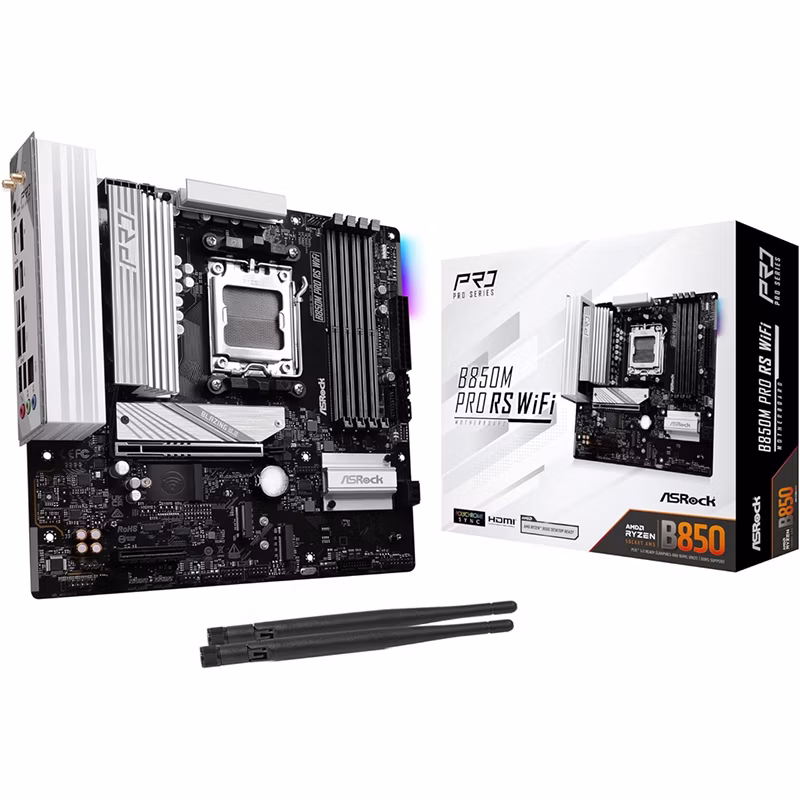 Scheda Madre ASROCK B850M Pro RS WIFI Socket AM5 DDR5 Micro ATX