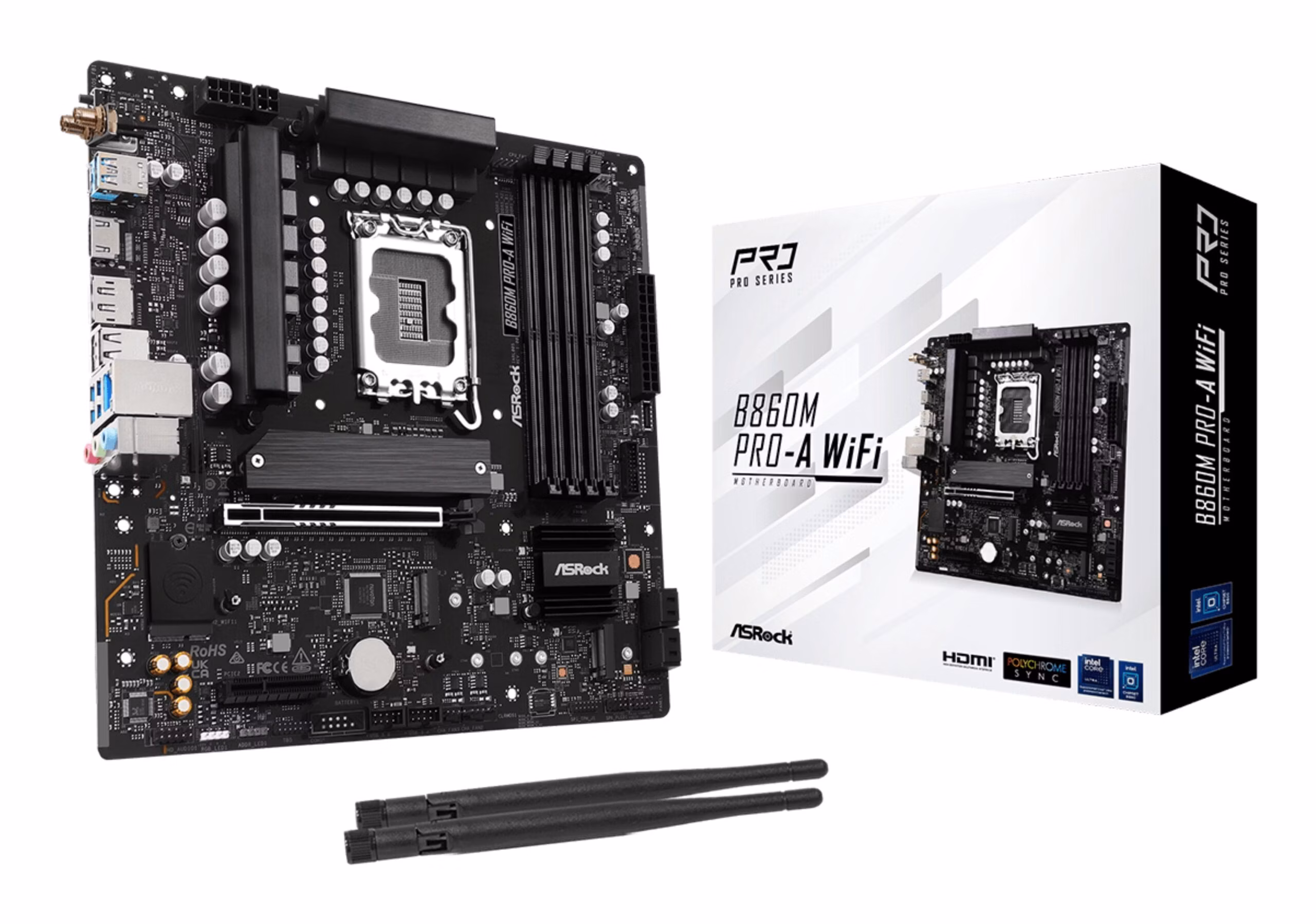 Scheda Madre ASROCK B860M Pro-A WiFi Micro-ATX DDR5 Socket LGA 1851