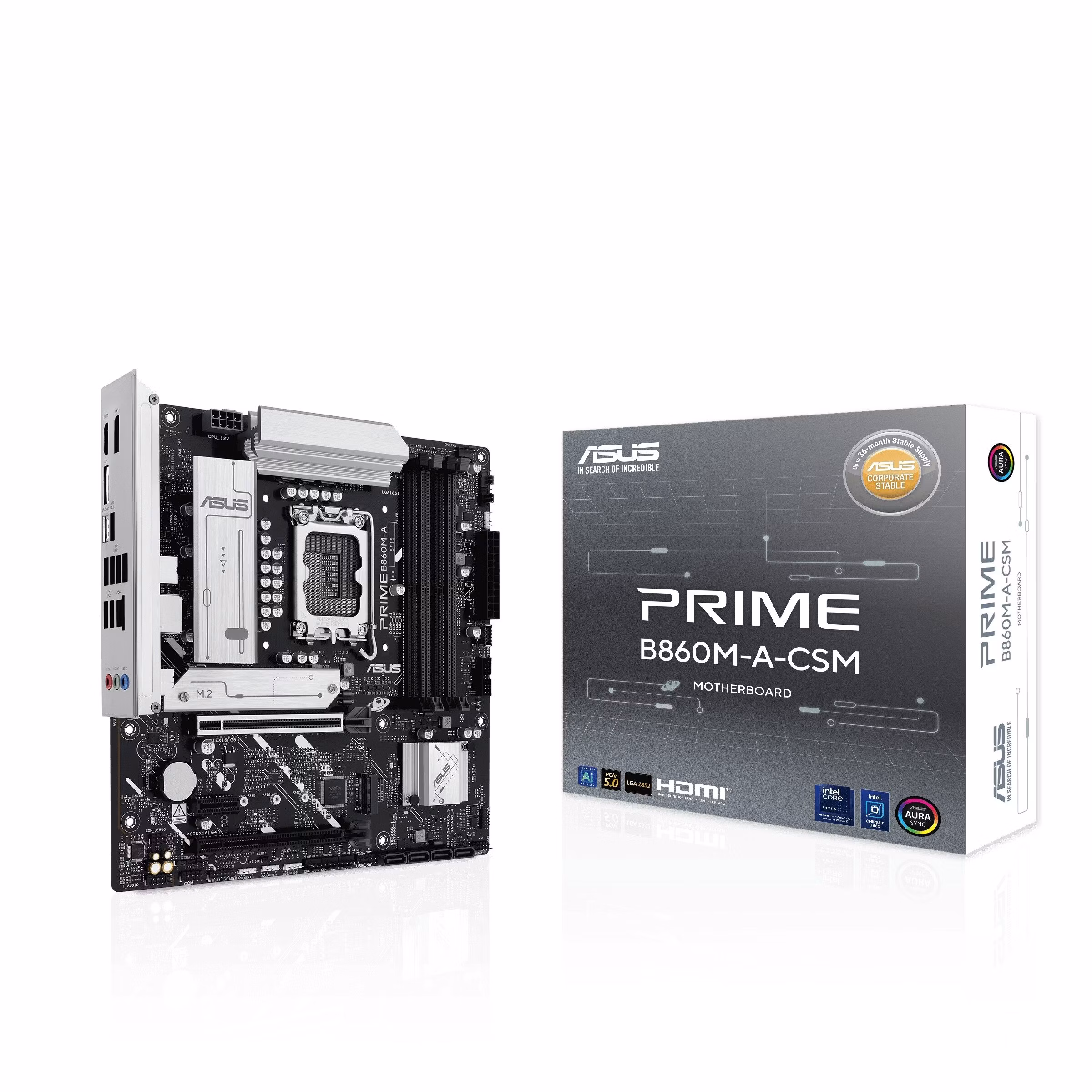 Scheda Madre ASUS Prime B860M-A CSM LGA1851 Micro ATX DDR5
