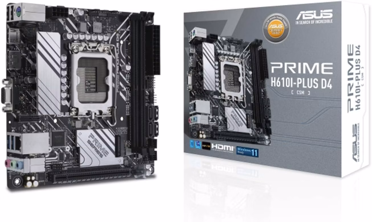Scheda madre ASUS PRIME H610I-PLUS D4-CSM socket 1700