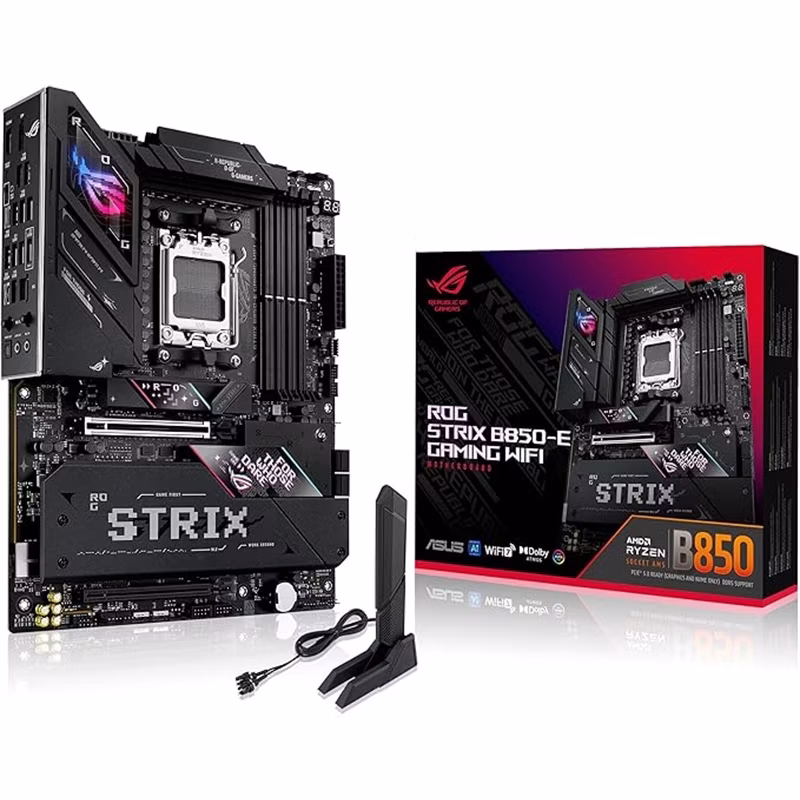 Scheda Madre Asus ROG STRIX B850-E Gaming Wifi AM5 DDR5 ATX Nero