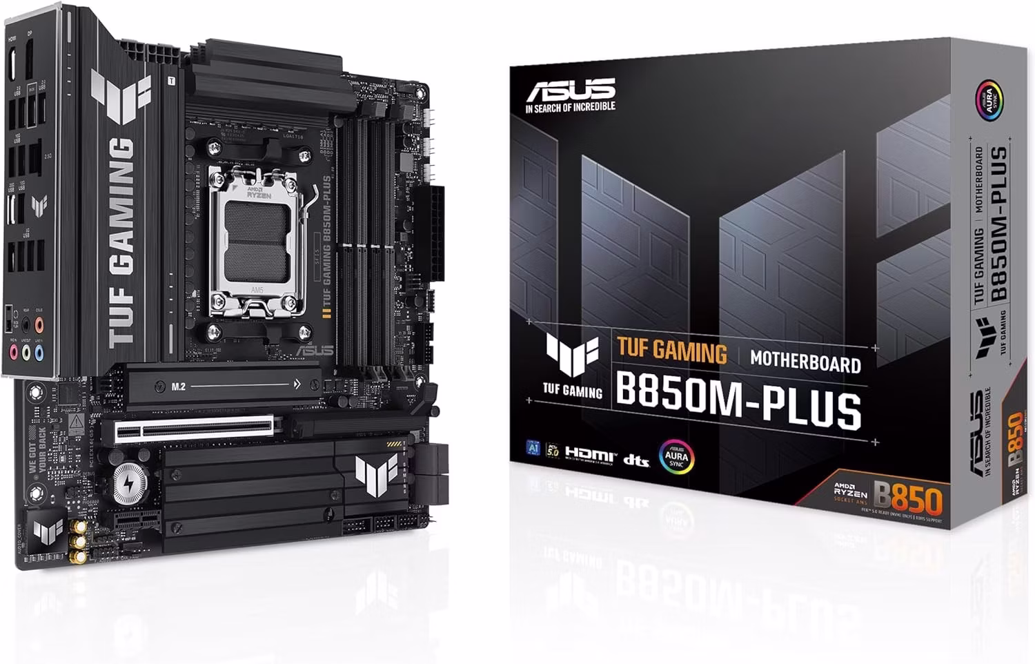 Scheda Madre Asus TUF Gaming B850-Plus AM5 DDR5 MicroAtx Nero