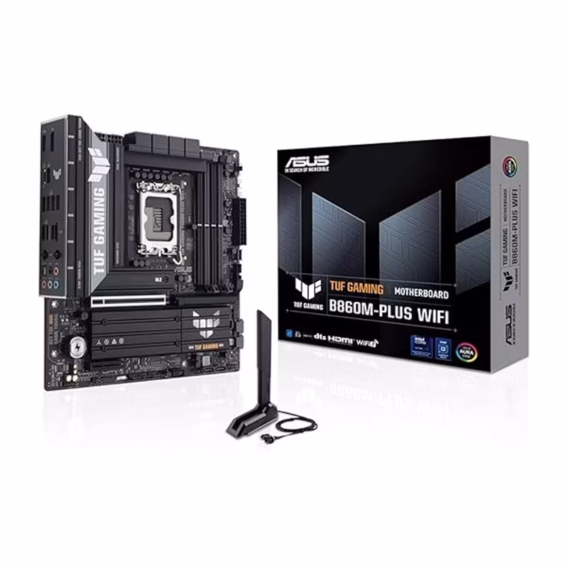 Scheda Madre ASUS TUF Gaming B860M-Plus WIFI LGA1851 Micro ATX DDR5 Nero