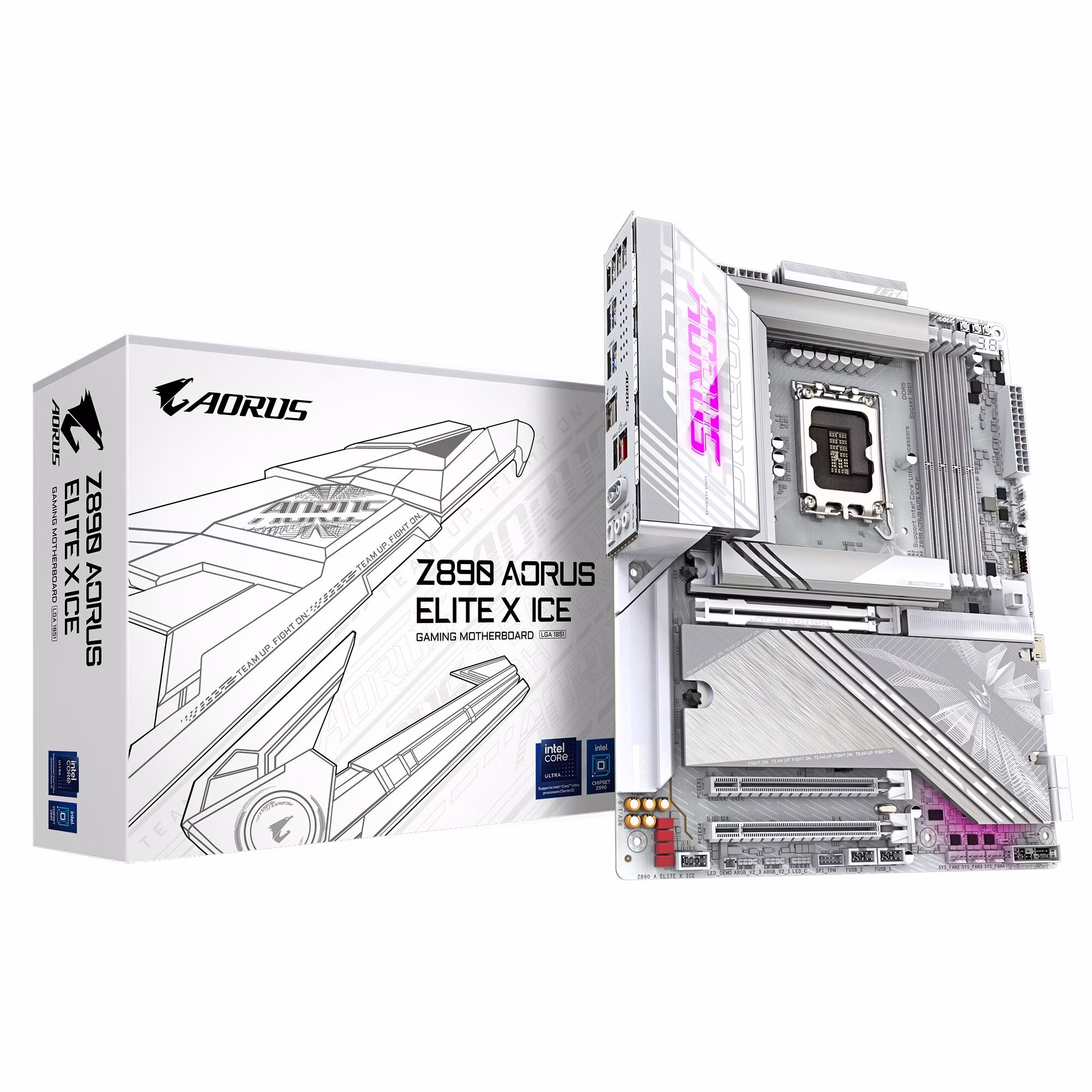 Scheda Madre Gigabyte GA-Z890 A ELITE X ICE LGA 1851 DDR5 ATX