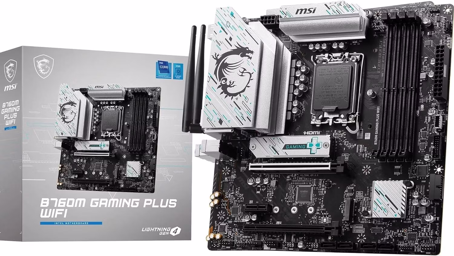 Scheda madre MSI B760M GAMING PLUS WIFI LGA 1700 micro ATX