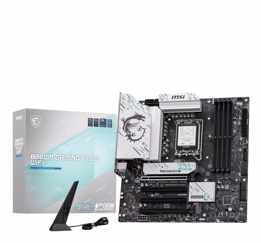 Scheda Madre MSI B860M GAMING PLUS WIFI LGA 1851 Micro ATX