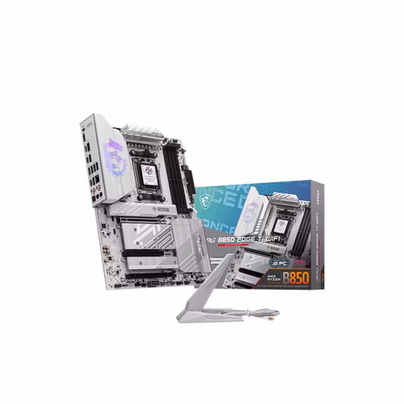 Scheda Madre MSI MPG B850 EDGE TI WIFI AM5 ATX DDR5 Bianco