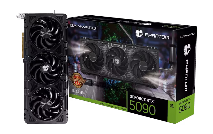 Scheda Video Gainward Nvidia GeForce RTX 5090 Phantom GS 32GB GDDR7 Nero
