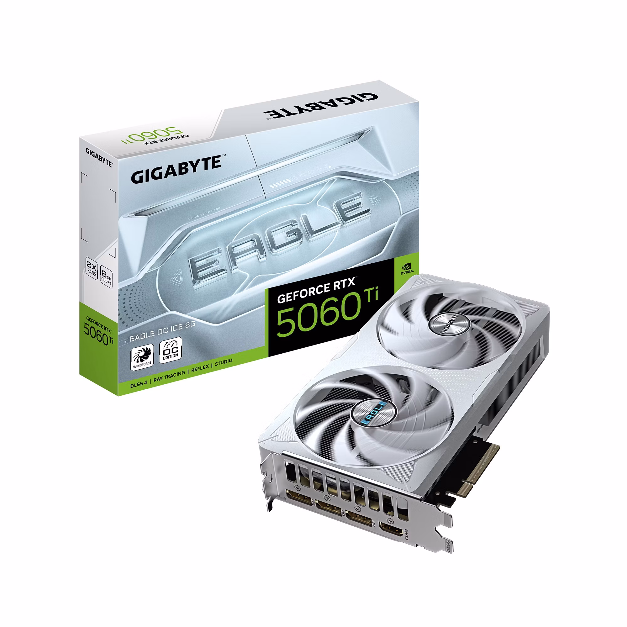 Scheda Video Gigabyte GeForce RTX 5060 TI 8GB EAGLE OC ICE 1 Scheda Video Gigabyte GeForce RTX 5060 TI 8GB EAGLE OC ICE