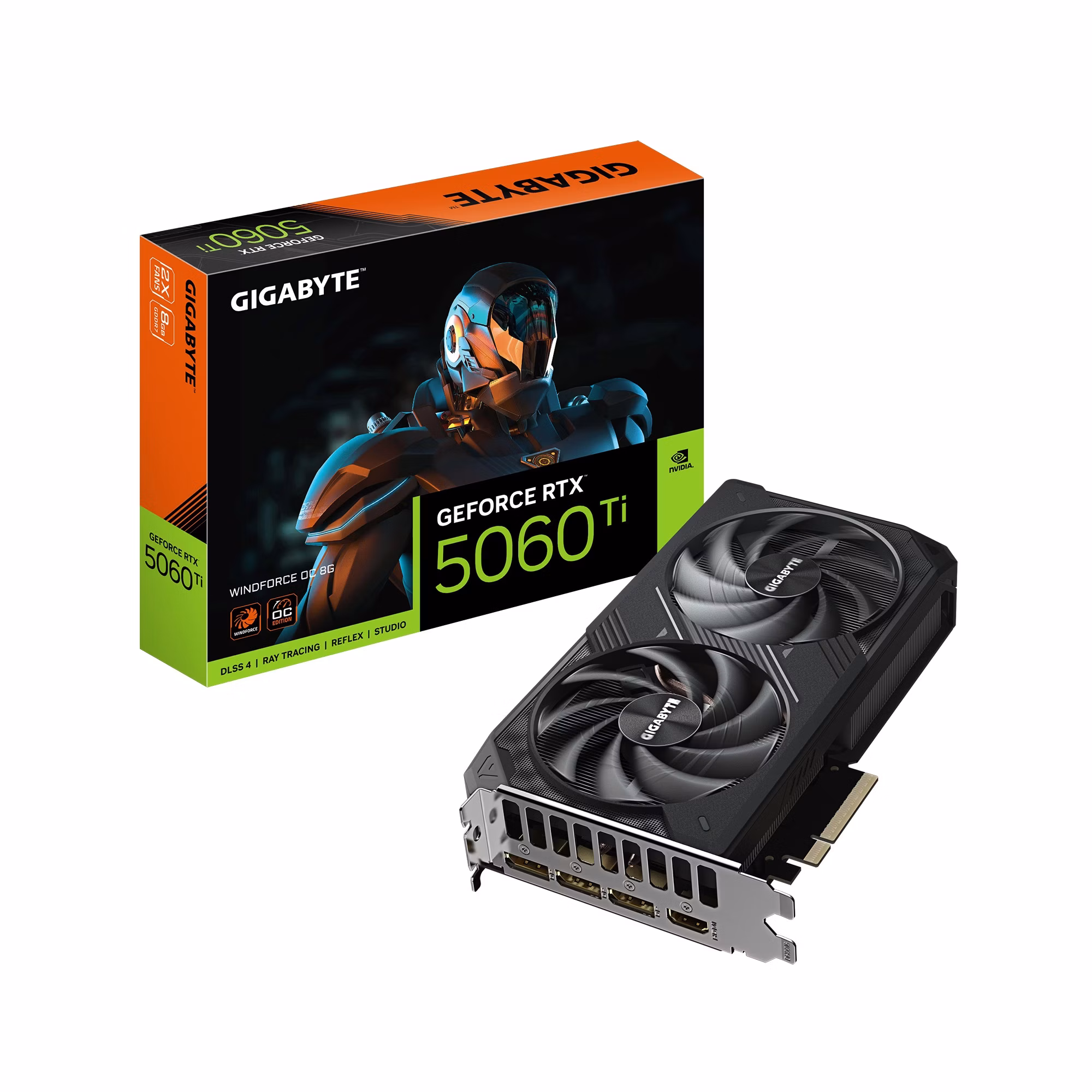 Scheda Video Gigabyte GeForce RTX 5060 TI 8GB Windforce OC 1 Scheda Video Gigabyte GeForce RTX 5060 TI 8GB Windforce OC