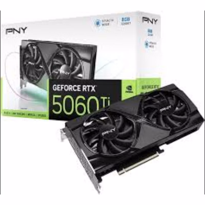 Scheda Video PNY GeForce RTX 5060 TI 8GB Overclocked Dual Fan 1 Scheda Video PNY GeForce RTX 5060 TI 8GB Overclocked Dual Fan