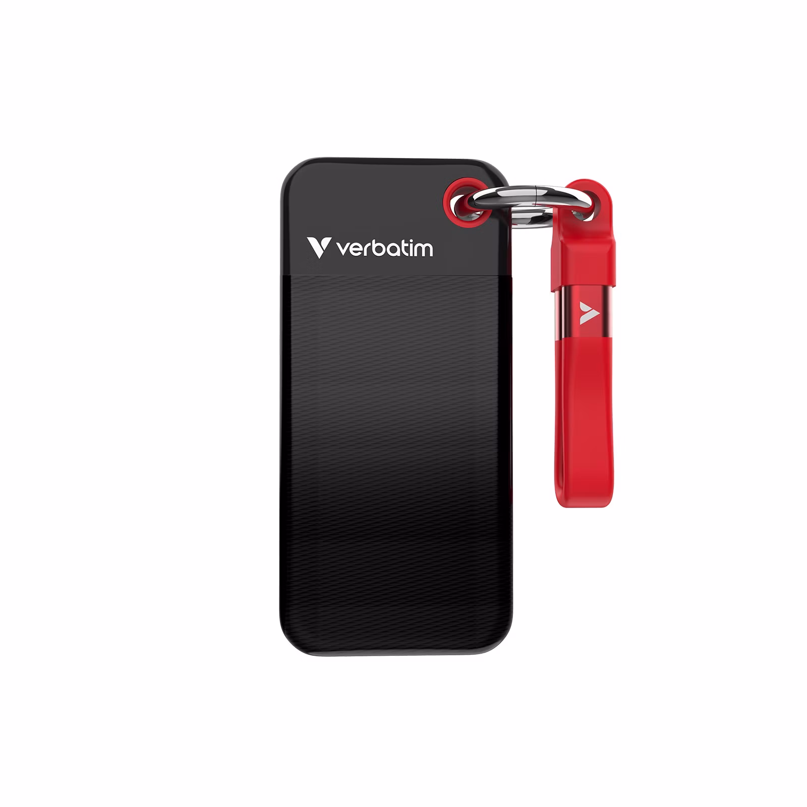SSD Esterno Verbatim Pocket 2 TB USB tipo-C 3.2 Gen Nero/Rosso