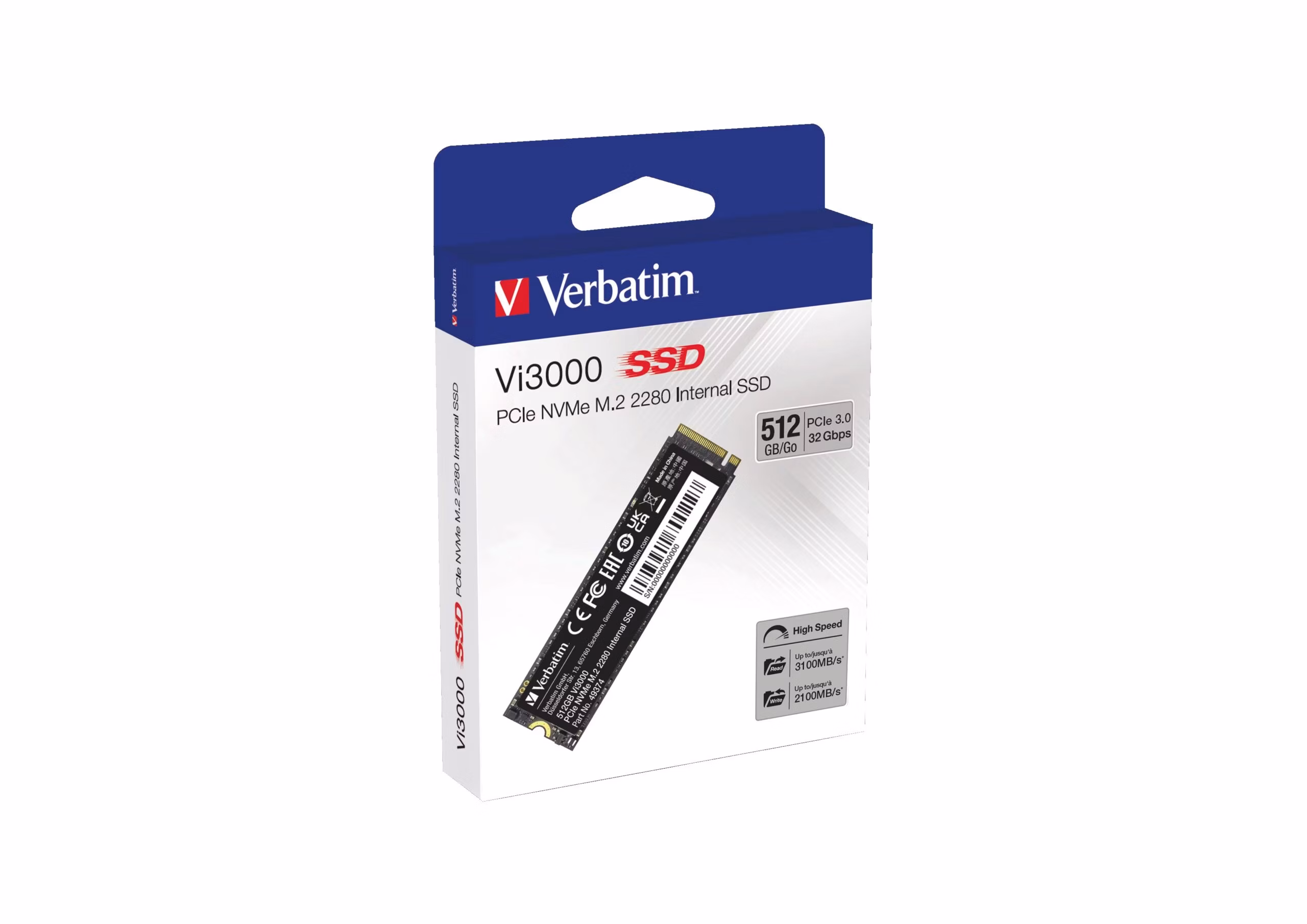 SSD M.2 VERBATIM Vi3000 512GB SSD