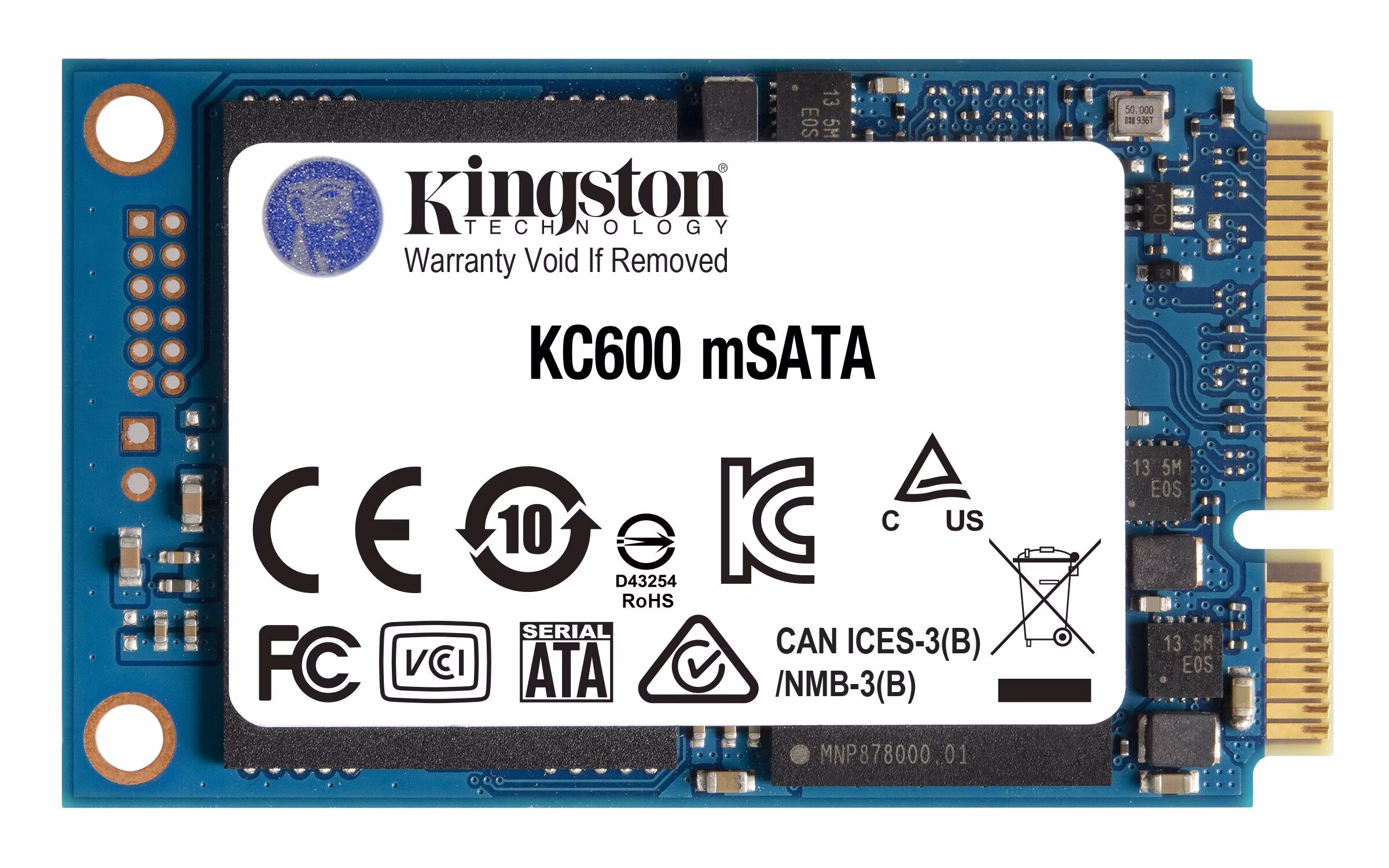 SSD mSATA Kingston KC600 256 GB