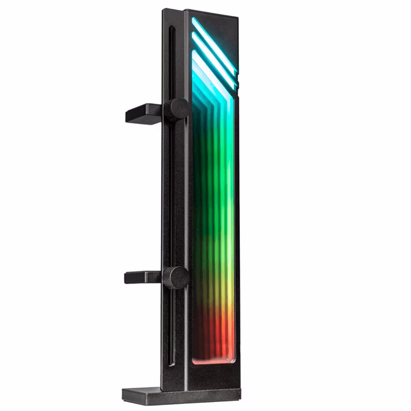 Supporto Scheda Video Kolink Core Pro In Alluminio Infinity Mirror Nero
