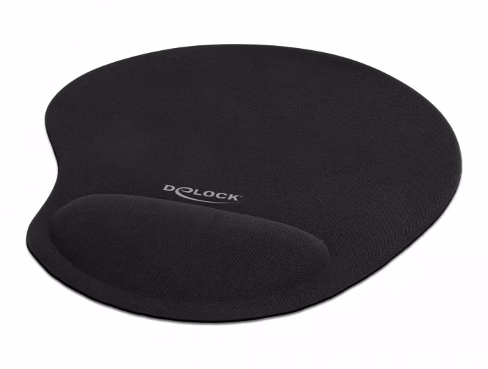 Tappertino per Mouse DeLock Ergonomico Gel Nero