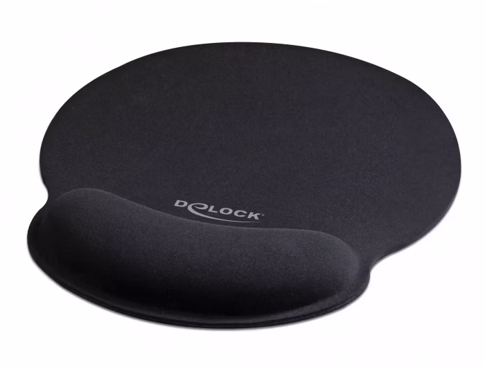 Tappertino per Mouse DeLock Ergonomico Gel Nero